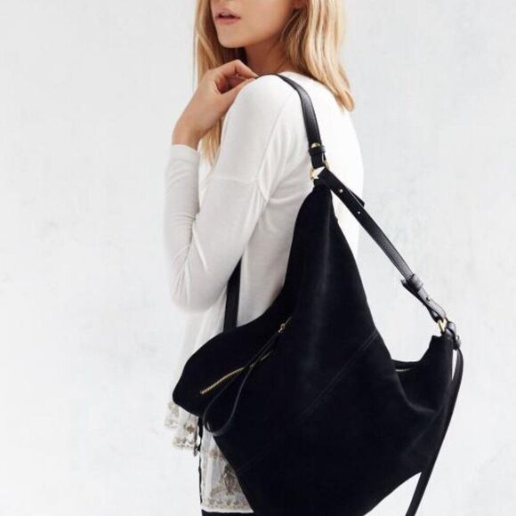 Kimchi Blue Handbags - Kimchi Blue | Convertible Suede Backpack/Purse w/ adjustable straps